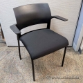 Black Steelcase Move Stacking Guest Chair